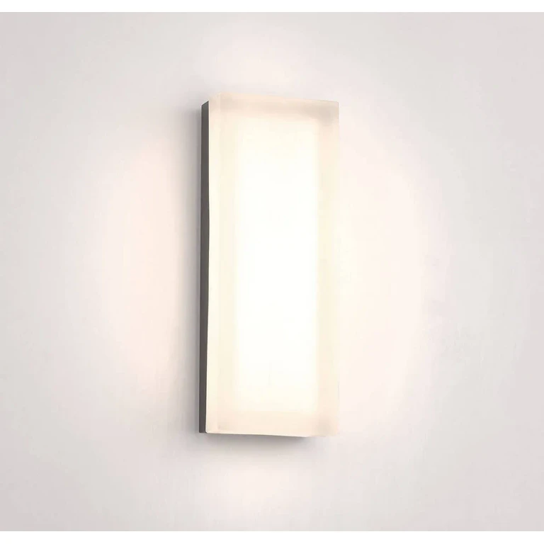 WAC Lighting 120V Dice 14" Rectangular LED Warm White Flush Mount in Brushed Nickel - FM-4014-27-BN