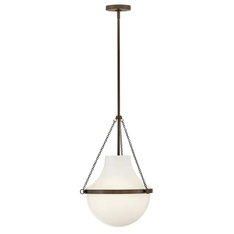 Heritage Bronze LED Pendant from the Collins Collection