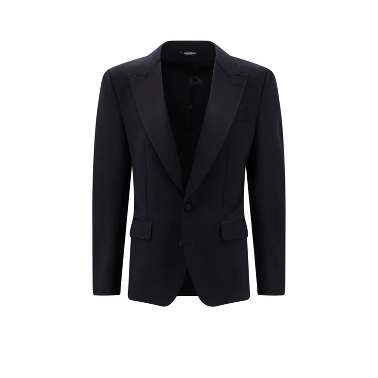 Dolce & Gabbana Clothing Black Lana Seta Elastan Poliestere - Men