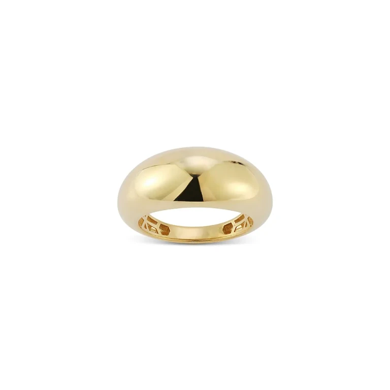 Bold Dome Ring in 14K Yellow Gold