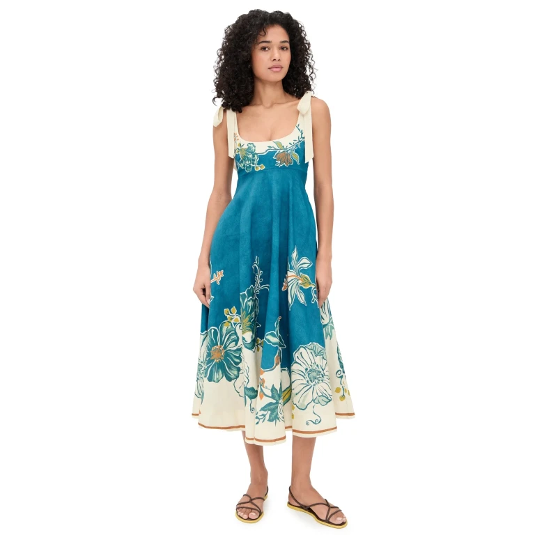 ALÉMAIS Luda Ballet Sundress Blue 12