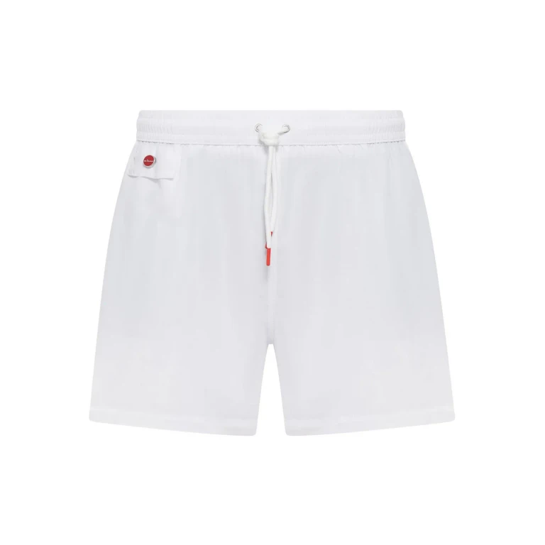 Kiton Short De Bain - Blanc
