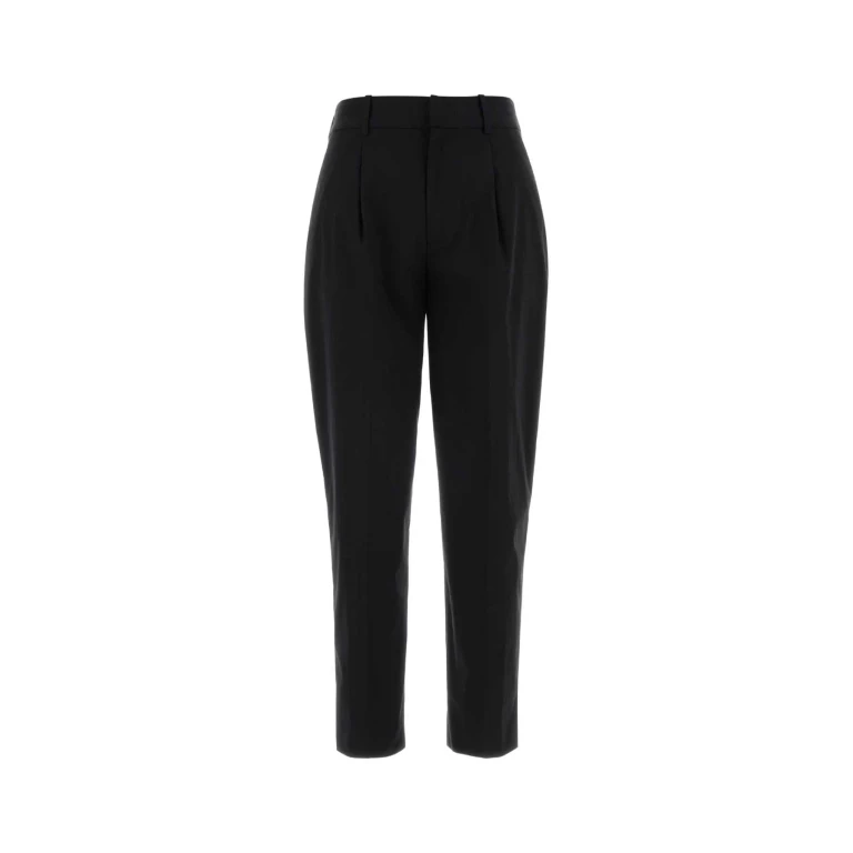 PT Torino Black Stretch Cotton Blend Daisy Pant