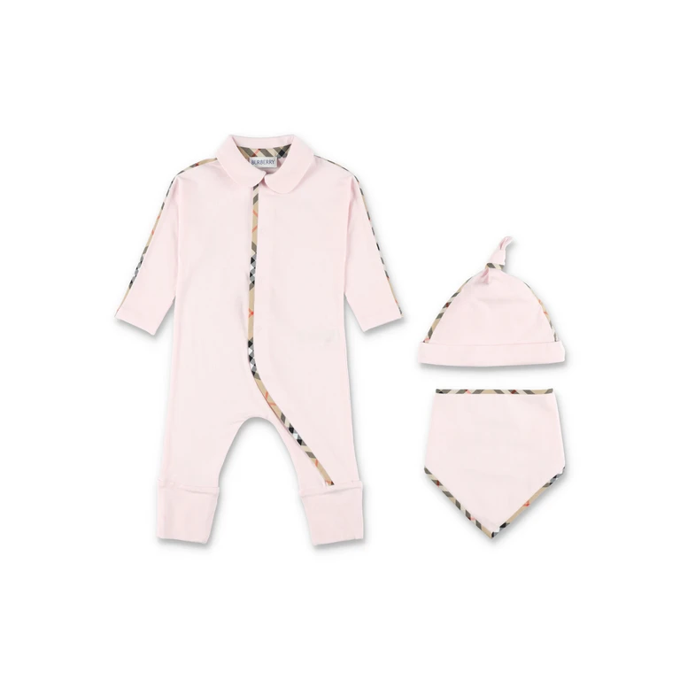 Burberry baby gift set in light pink for newborn Ice Cotton - Kids