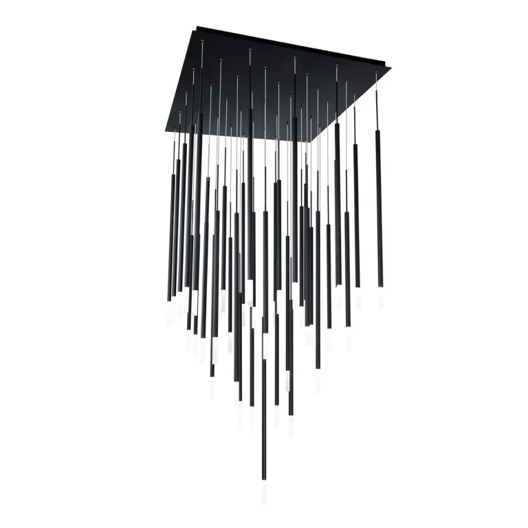 Black LED Chandelier from the Viggo Collection