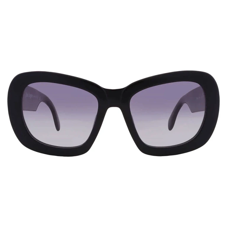 Palm Angels MOON Grey Gradient Butterfly Ladies Sunglasses PERI106 1008 54