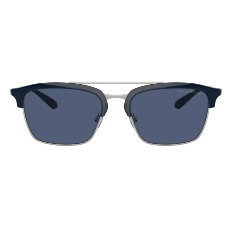 Emporio Armani Dark Blue Square Mens Sunglasses EA4228 304580 55