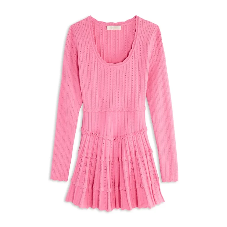 LoveShackFancy Girls' Caliora Long Sleeve Dress - Little Kid, Big Kid