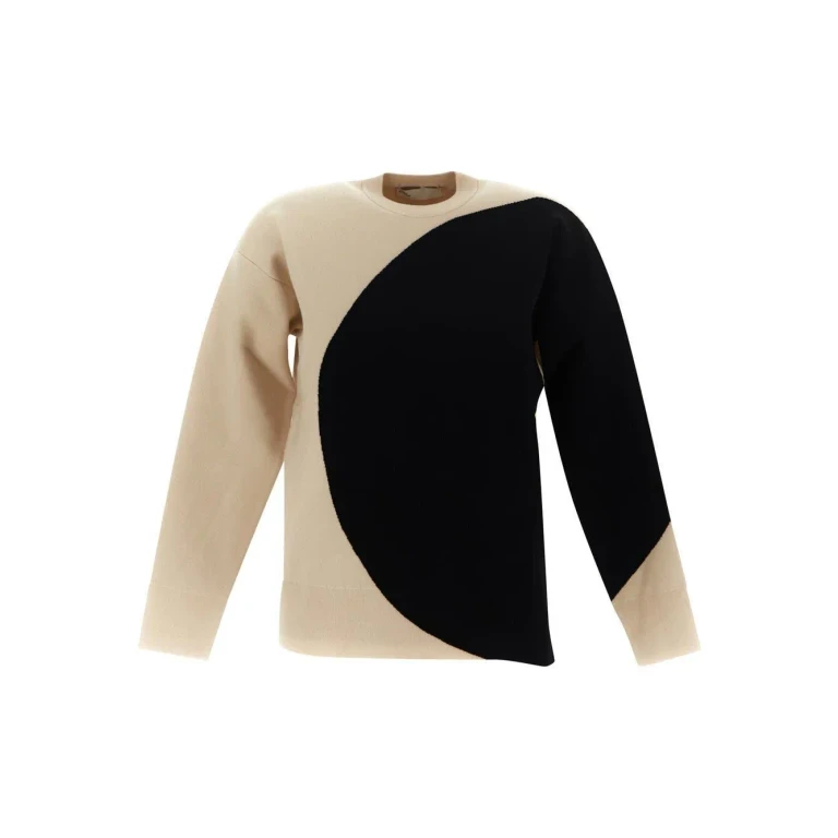 Jersey de Cuello Redondo Tory Burch - Blanco