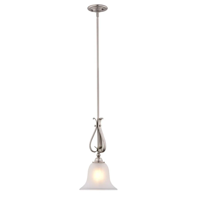 Brushed Nickel Mini Pendant from the Monrovia Collection
