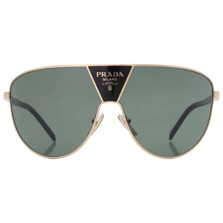 Prada Green Shield Mens Sunglasses PR 69ZS 5AK05V 137