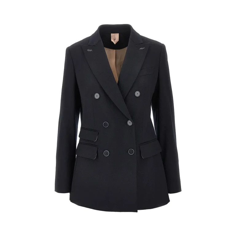 Veste tailleur croisée en gabardine Max Mara