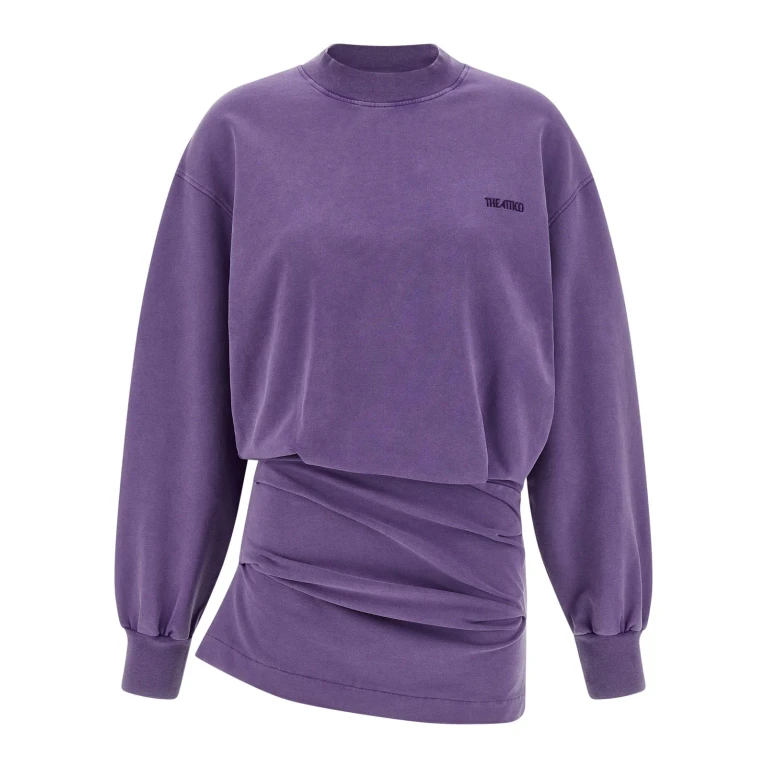 The Attico Robe Au Genou - Violet