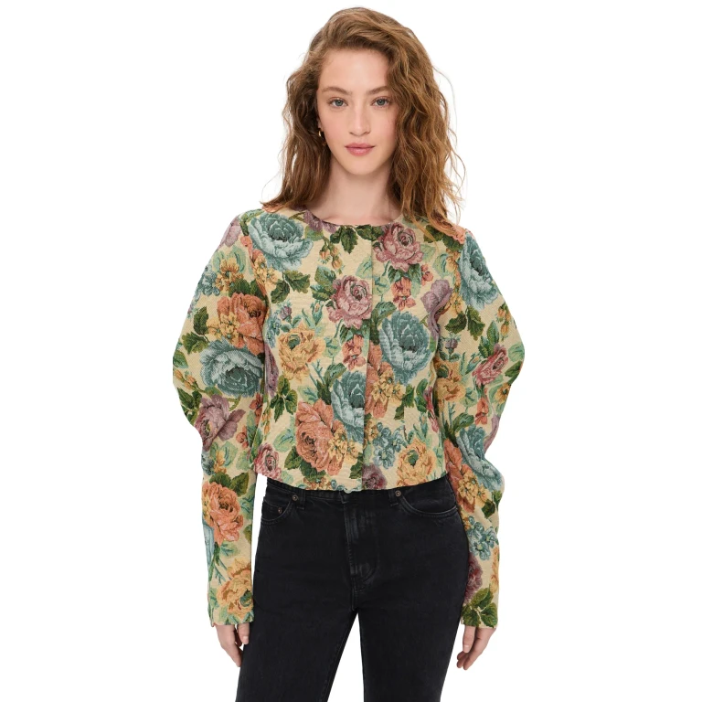 Line & Dot Cambria Jacket Cream Multi XS