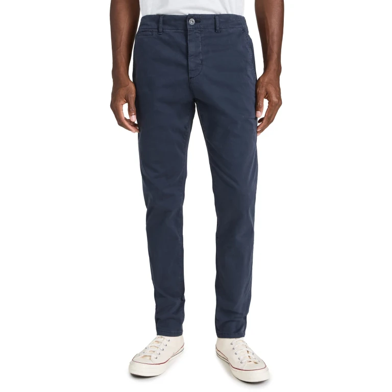 PAIGE Danford Stretch Sateen Chinos Deep Anchor 30