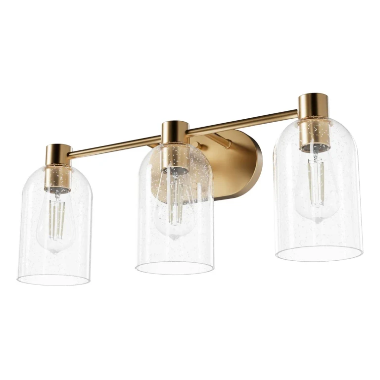 Alturas Gold Bathroom Vanity Light from the Lochemeade Collection