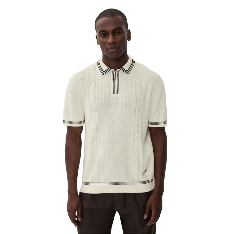 Malbon Navarro Polo Cream M