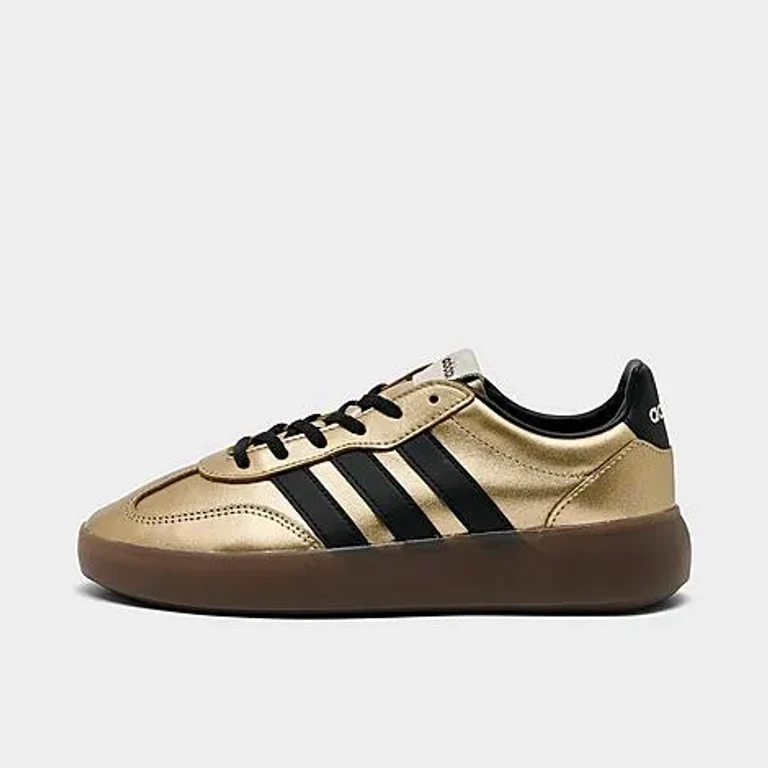 adidas Women's Barreda Decode Casual Shoes in Cyber Metallic/Core Black/Gum Size: 10.5