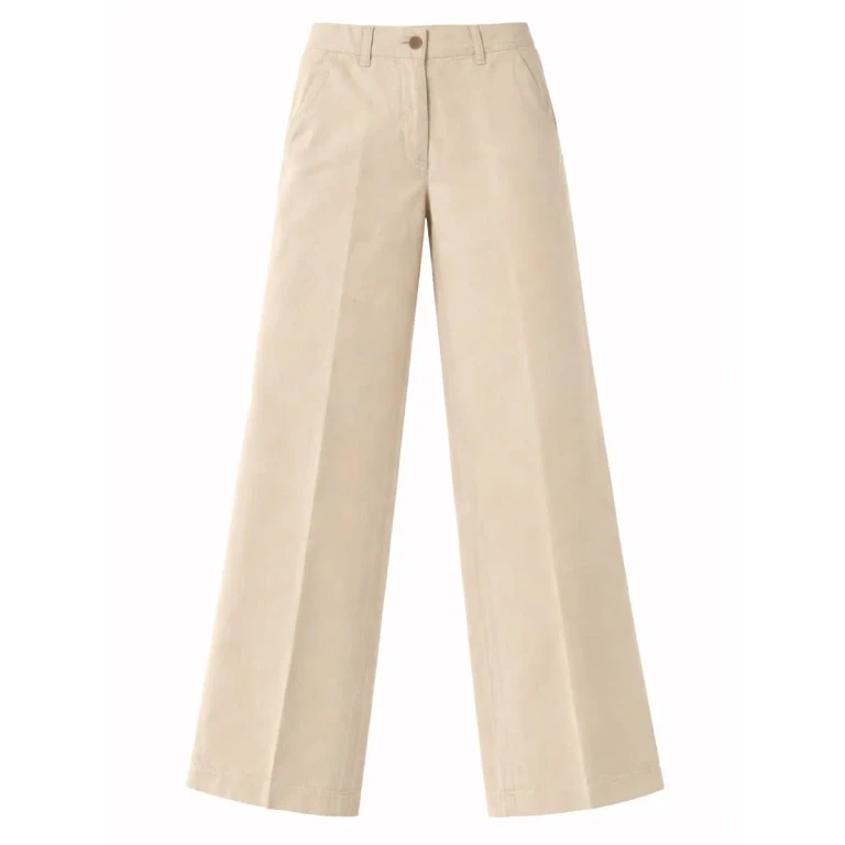 Aspesi Cotton And Linen Tailored Pants
