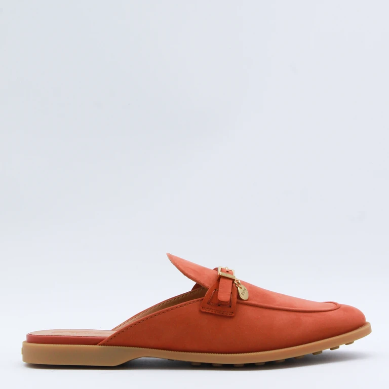 Tod's 平底鞋 Pink Suede Leather/rubber Sole - 女士