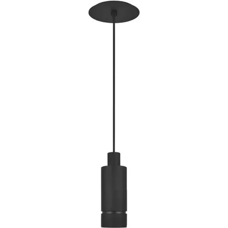 Nightshade Black LED Pendant from the Sottile Collection