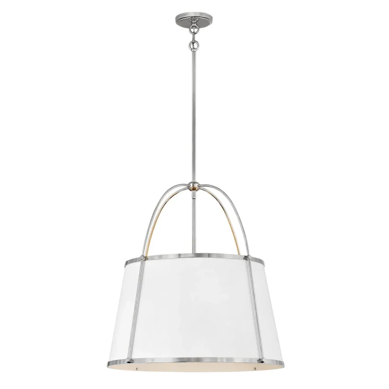 Polished Nickel LED Chandelier from the Clarke Collection