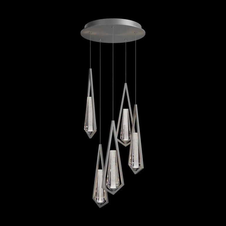 Satin Nickel LED Pendant from the Devotion Collection