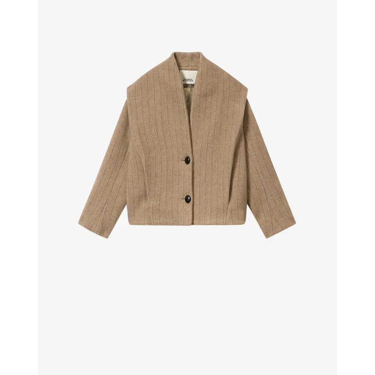 Manteau Dyogo - Femme - Taupe - Taille 34 - Isabel Marant