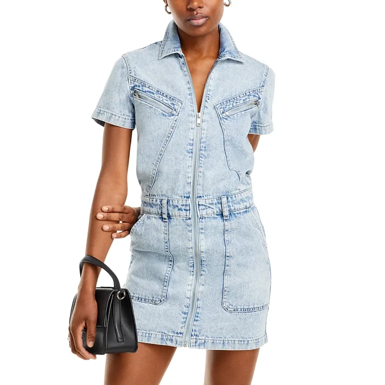 Pistola Brix Aviator Cotton Mini Dress