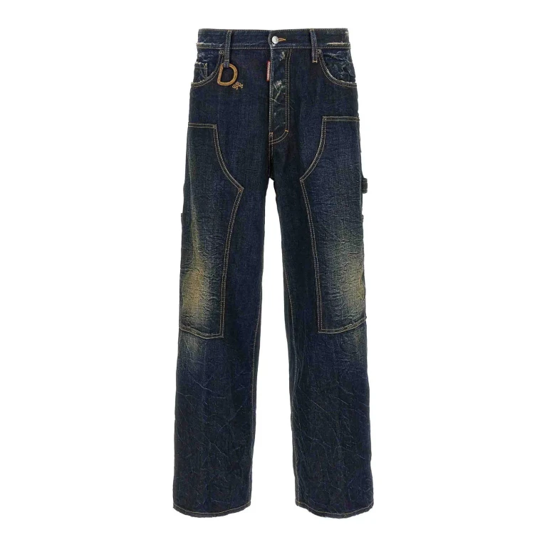 Dsquared2 メンズ ブーツカットジーンズ - ブルー
