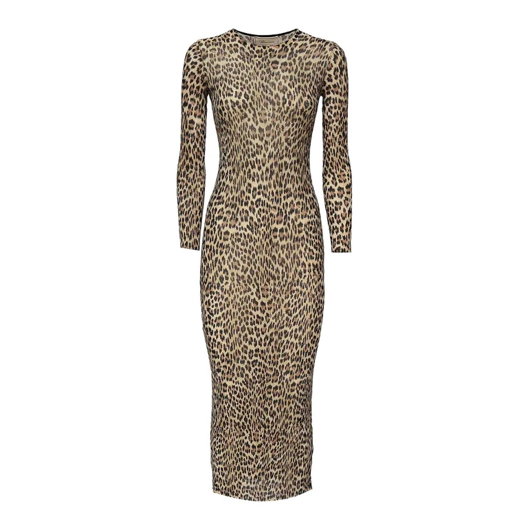 Blumarine Robe Au Genou - Beige
