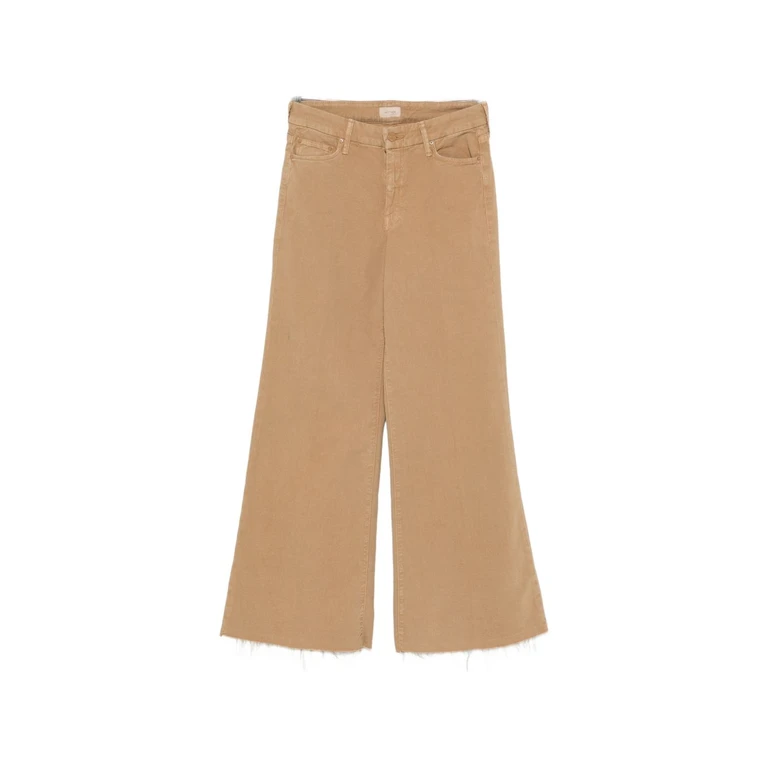 Mother Jeans Beige Cotton Lyocell Elastane - Women