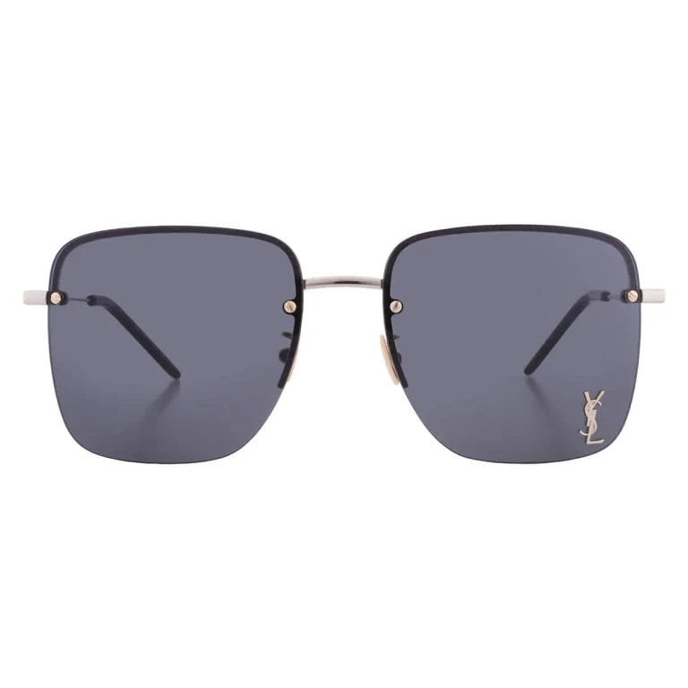 Saint Laurent Black Square Ladies Sunglasses SL 312 M 013 58