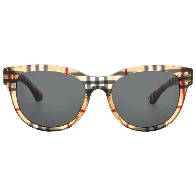 Burberry Dark Grey Square Ladies Sunglasses BE4432U 412287 54