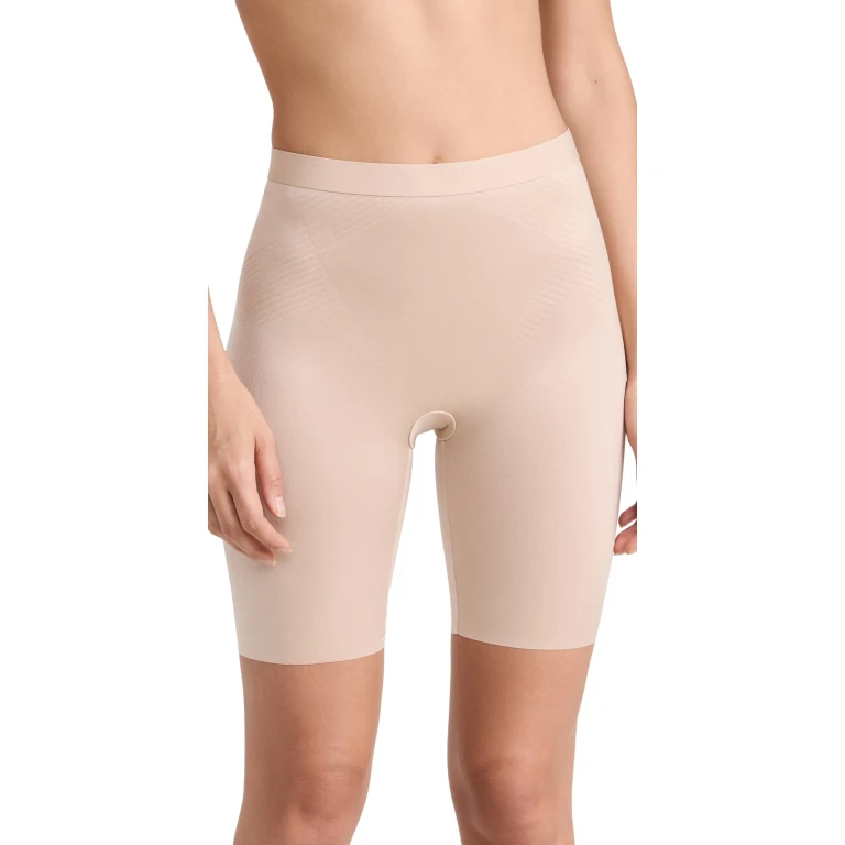 SPANX SPANXshape Invisible Mid-Thigh Short Very Black 2X