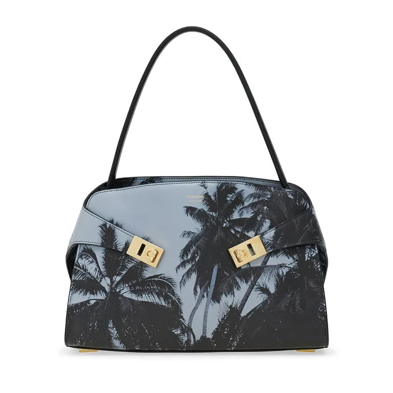 Ferragamo Hug Leather Shoulder Bag