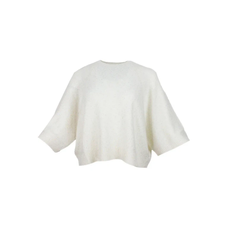 Fabiana Filippi Pull Col Rond - Blanc