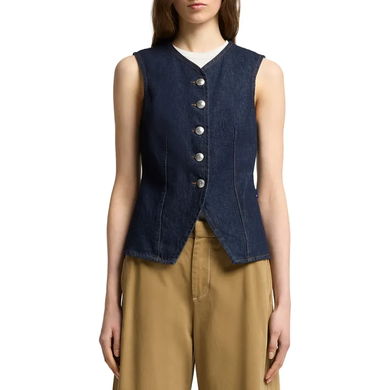 7 For All Mankind Lady Denim Vest