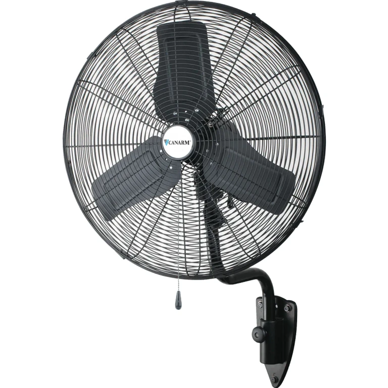 Canarm 3 Speed Oscillating Wall Mount Commercial Fan - 30-Inch
