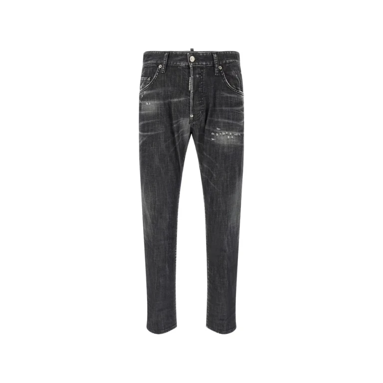 Dsquared2 Distressed Cropped Jeans