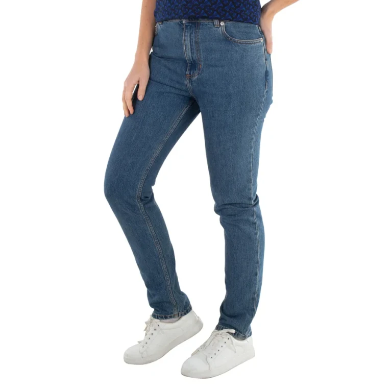 Burberry High Waisted Slim-Fit Denim Jeans