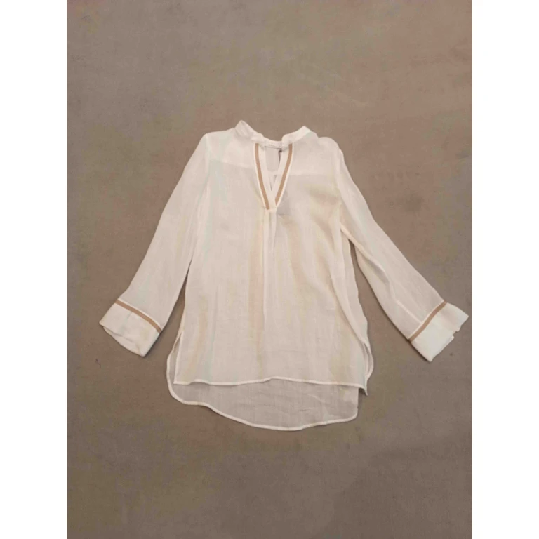 Maliparmi Caftano Lightramie White Raimie Coat - Women