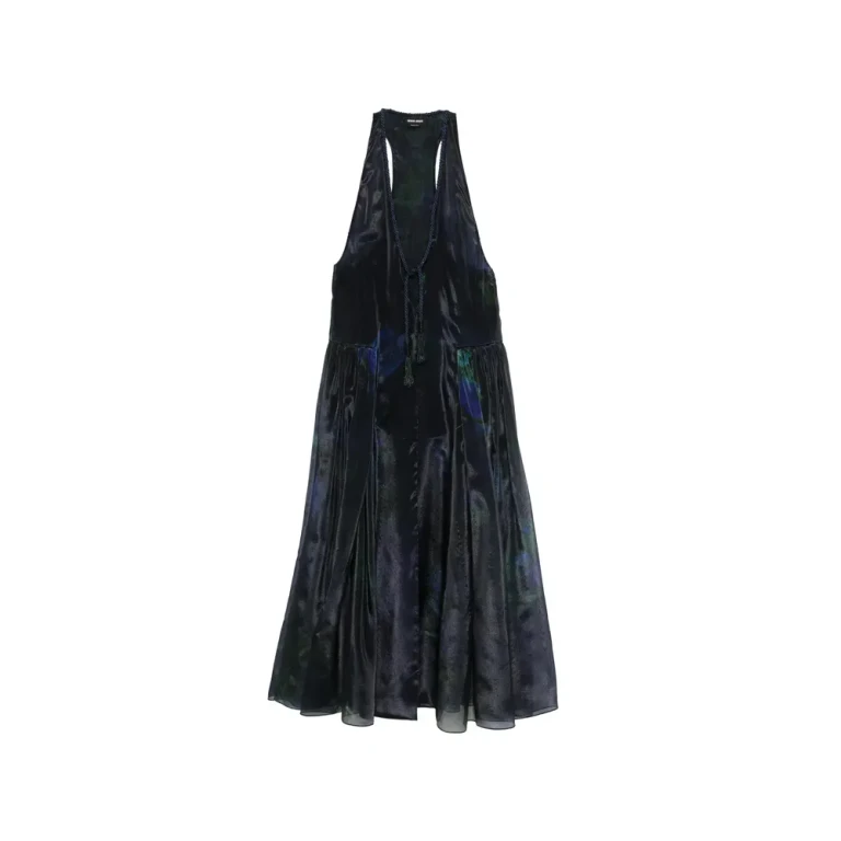 Giorgio Armani Tassel Floral Dress