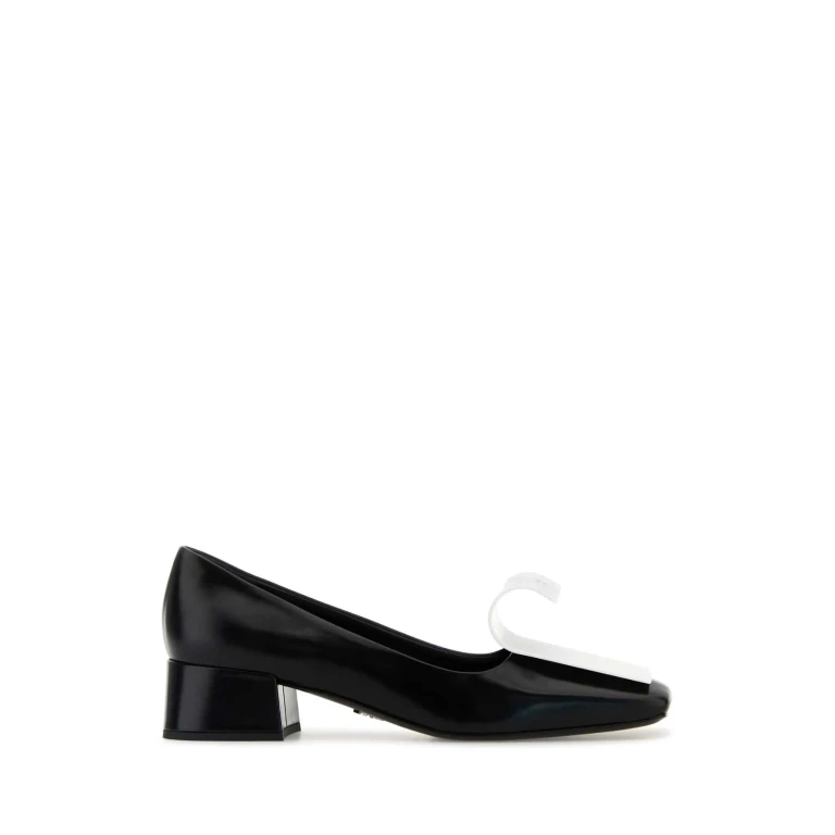 Prada Two-tone Leather Pumps