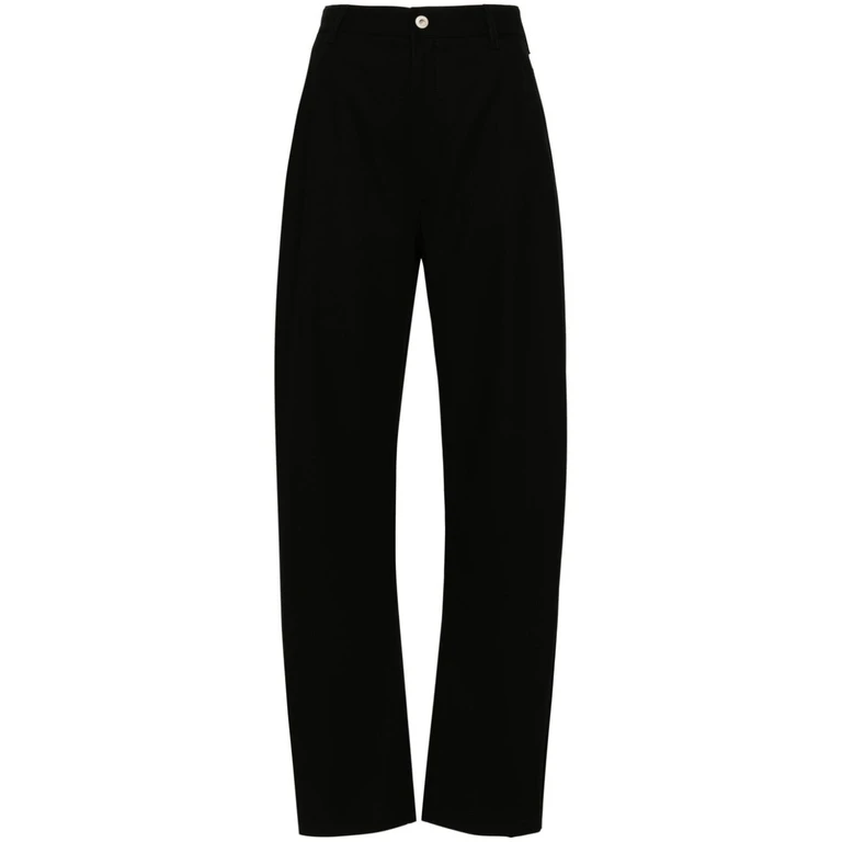 Loewe Trousers Black Cotton - Women