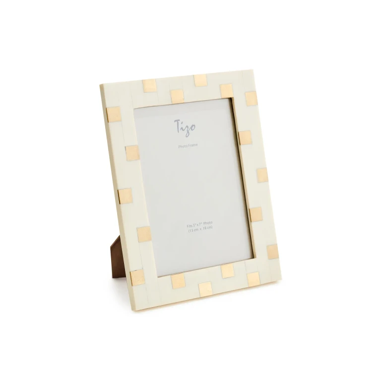 Tizo Design Vegan Bone Frame 5x7 White One Size