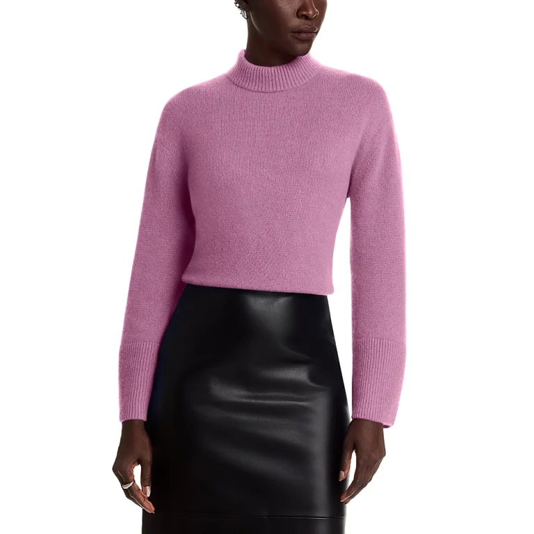 Long Sleeve Mock Neck Pullover - Exclusive