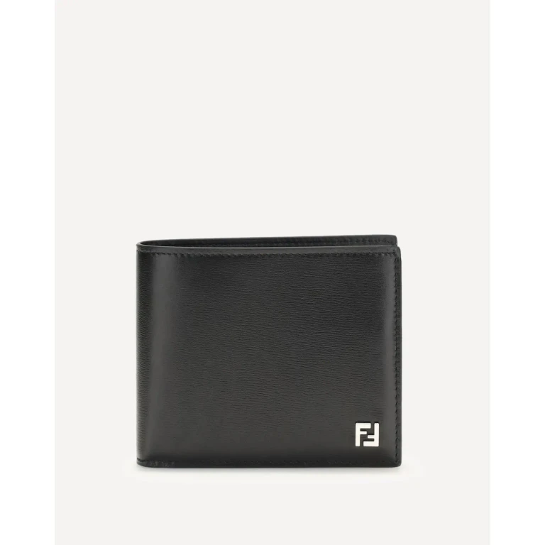 Fendi Bifold Leren Portemonnee voor Heren
