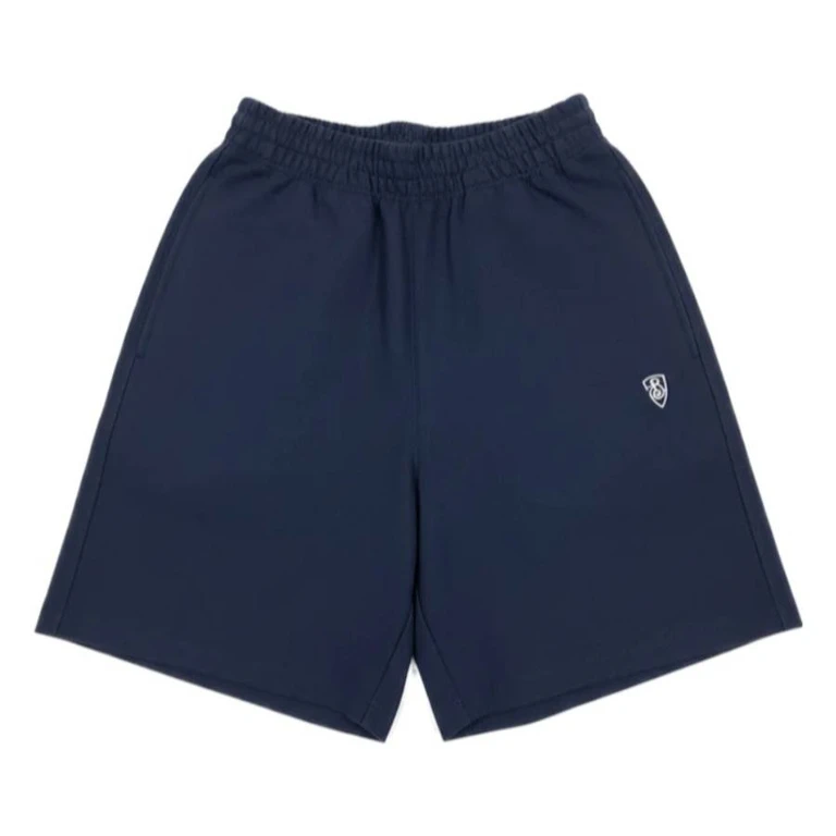 Burberry B-Shield Embroidered Cotton-Blend Shorts