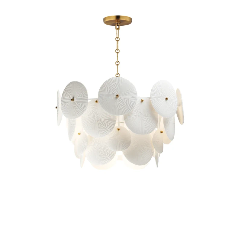 Natural Aged Brass Pendant from the Isla Collection